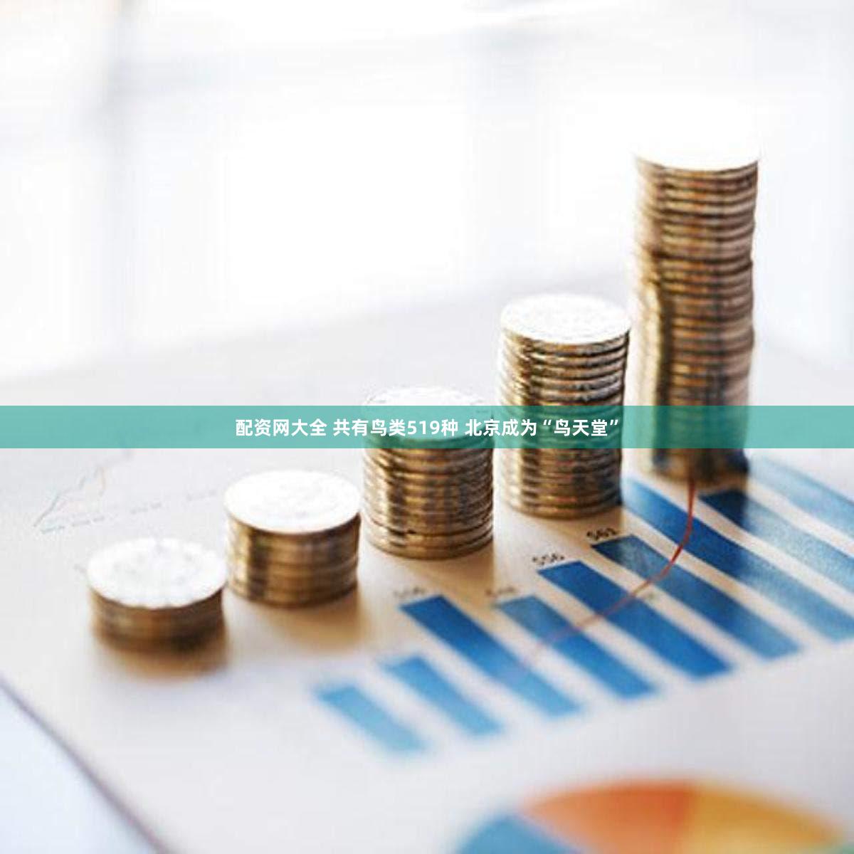 配资网大全 共有鸟类519种 北京成为“鸟天堂”