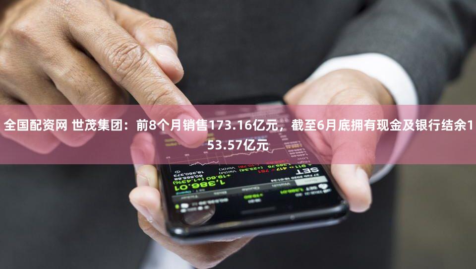 全国配资网 世茂集团：前8个月销售173.16亿元，截至6月底拥有现金及银行结余153.57亿元