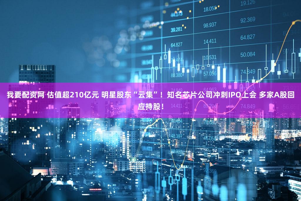 我要配资网 估值超210亿元 明星股东“云集”!知名芯片公司冲刺IPO上会 多家A股回应持股!