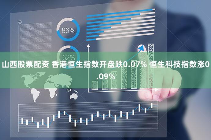 山西股票配资 香港恒生指数开盘跌0.07% 恒生科技指数涨0.09%