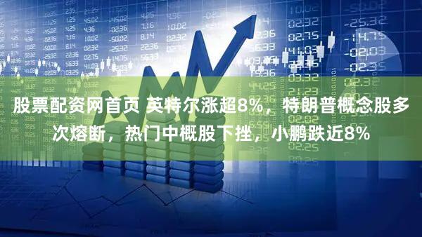 股票配资网首页 英特尔涨超8%，特朗普概念股多次熔断，热门中概股下挫，小鹏跌近8%