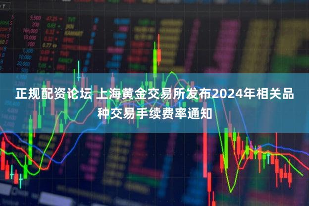 正规配资论坛 上海黄金交易所发布2024年相关品种交易手续费率通知